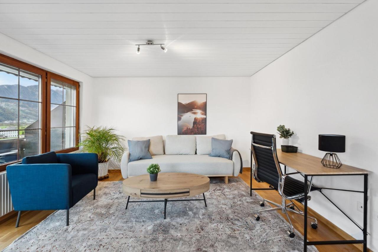 Sonniges Apartment Mit Traumhaftem Bergblick Buchs  Esterno foto